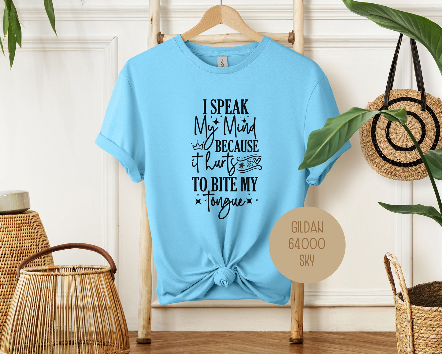 I Speak My Mind Because It Hurts To Bite My Tongue Shirt