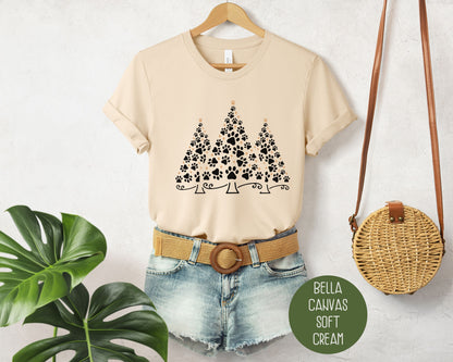 Christmas Paw Tree Shirt