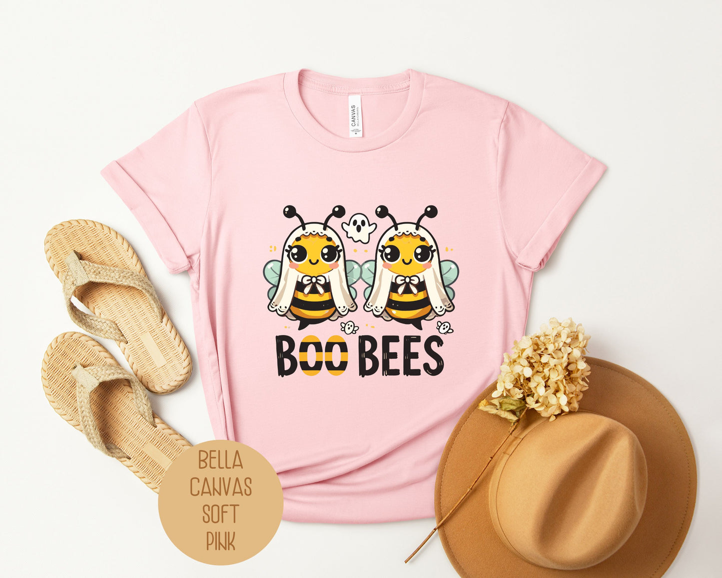 Boo Bees Breast Cancer Awareness Shirt