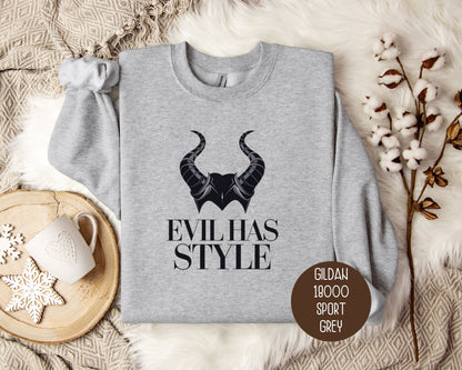 Evil Has Style Team Villains Sweatshirt