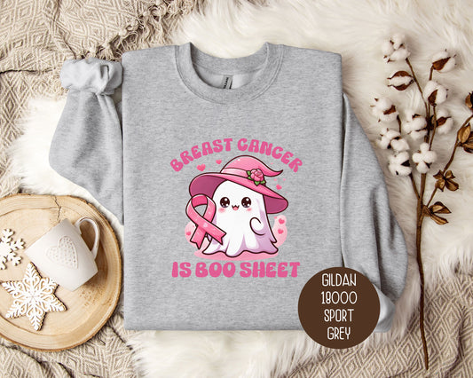 Breast Cancer Is Boo Sheet Sweatshirt