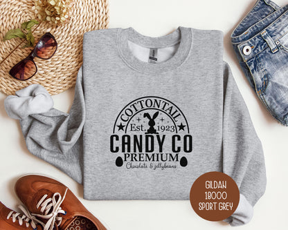 Cottontail Candy Company Easter Sweatshirt