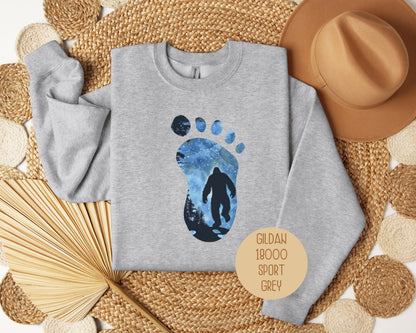 Bigfoot Footprint Sweatshirt