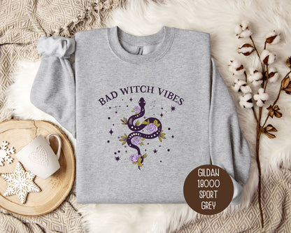 Bad Witch Vibes Halloween Sweatshirt