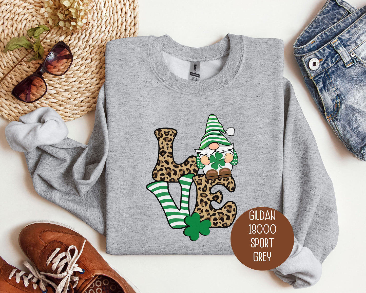 Lucky Love Gnome Sweatshirt