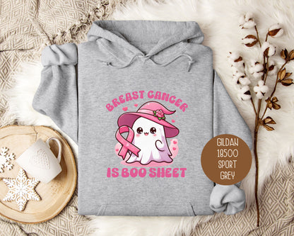 Breast Cancer Is Boo Sheet Hoodie