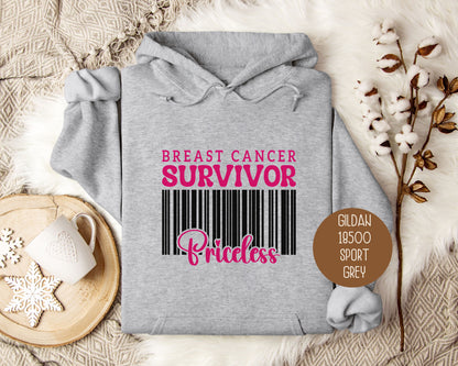 Breast Cancer Survivor Priceless Hoodie