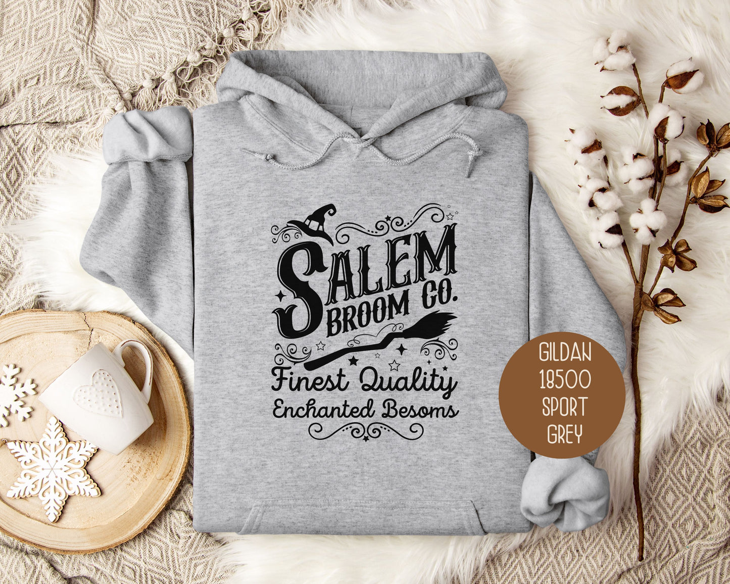 Salem Broom Company Witch Trials Hoodie