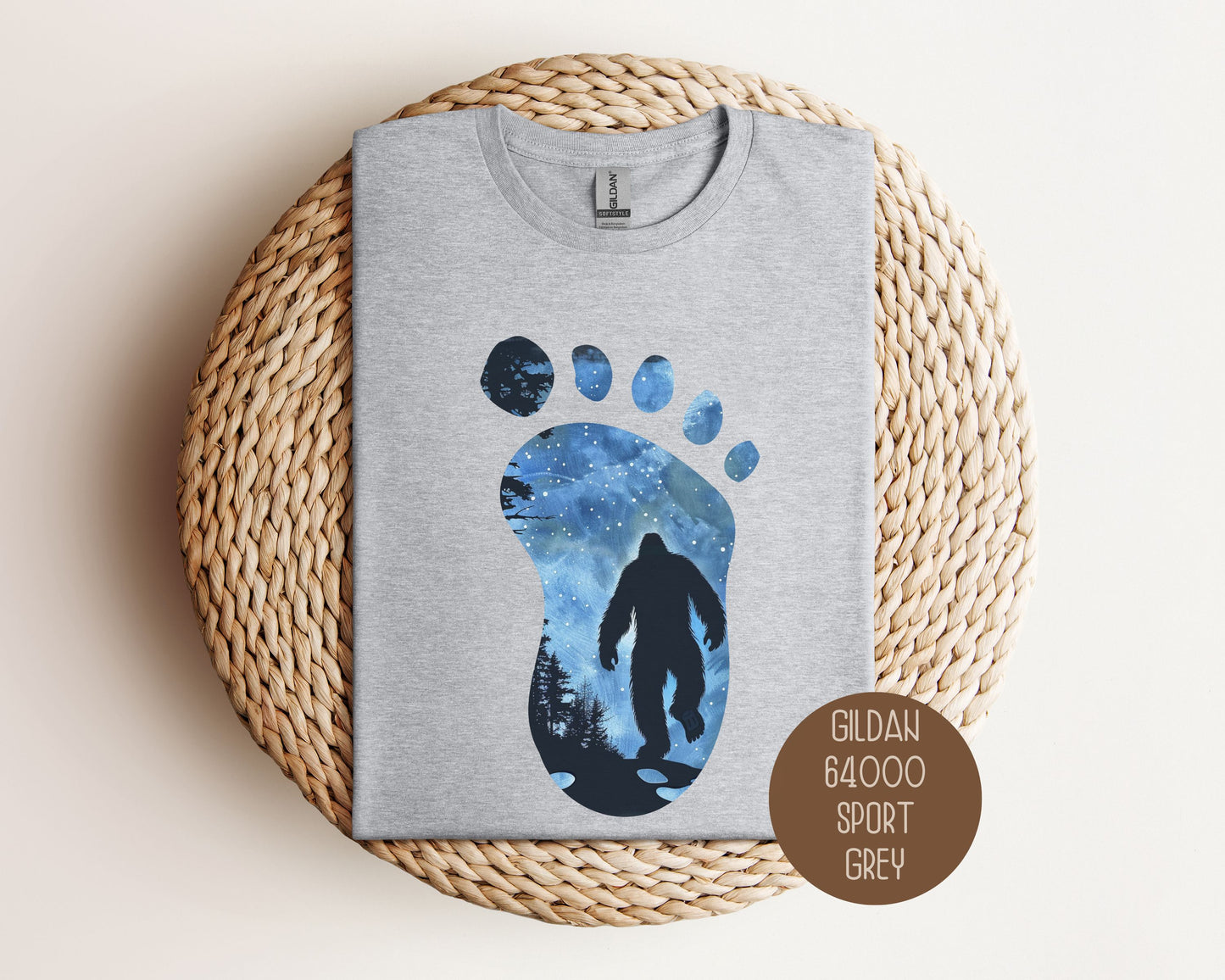 Bigfoot Footprint Shirt