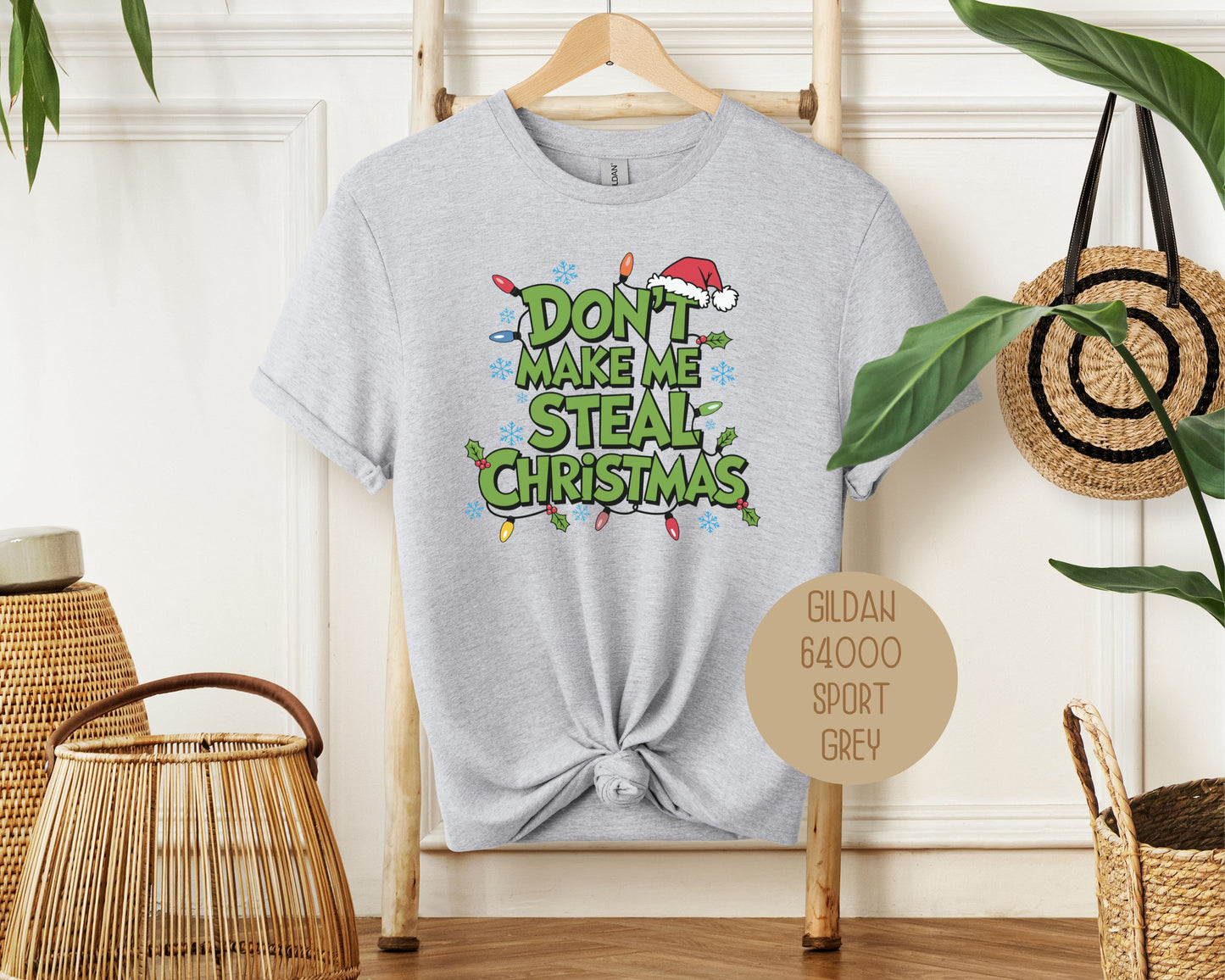 Don't Make Me Steal Christmas Shirt