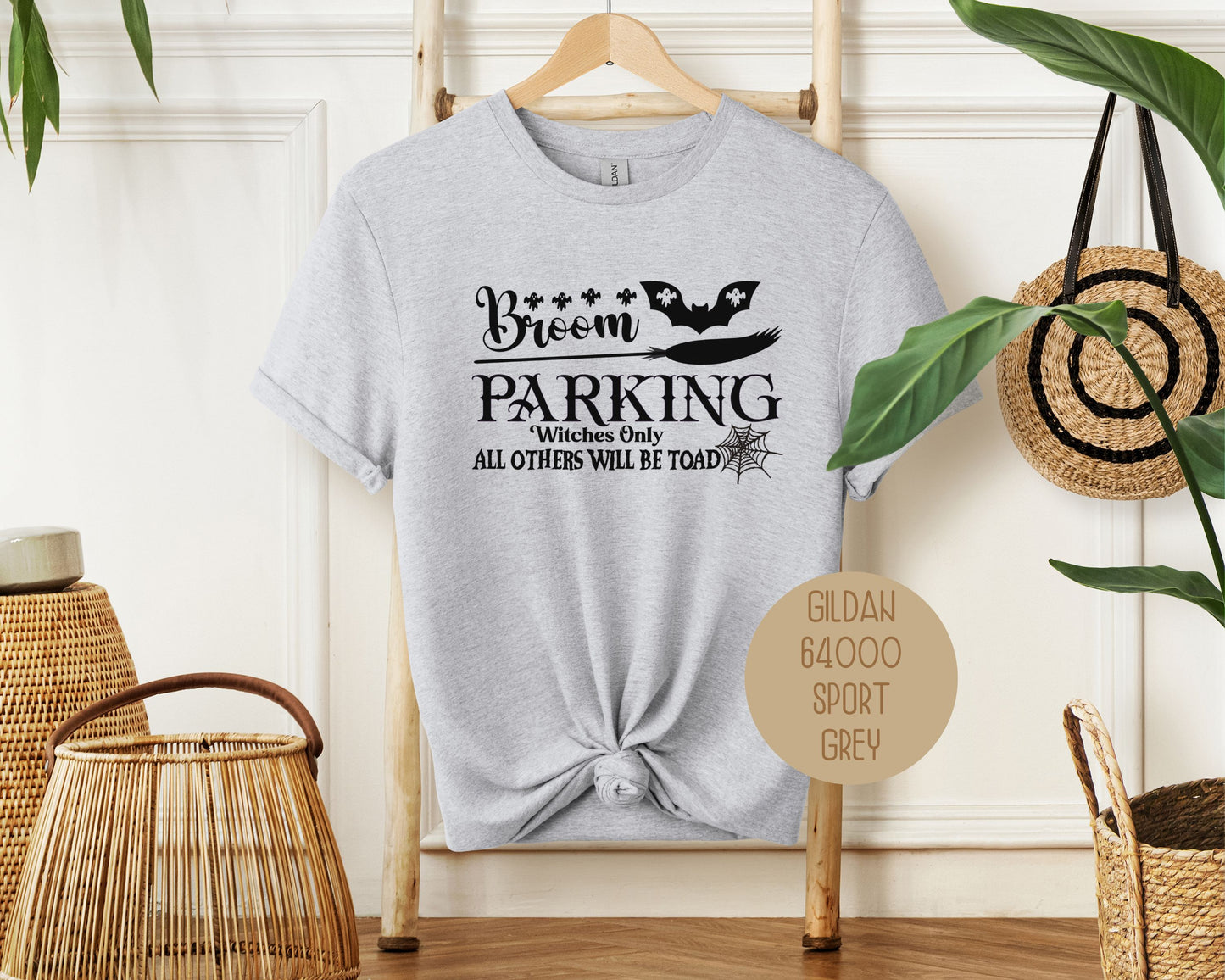 Broom Parking Witches Only All Others Will Be Toad Shirt