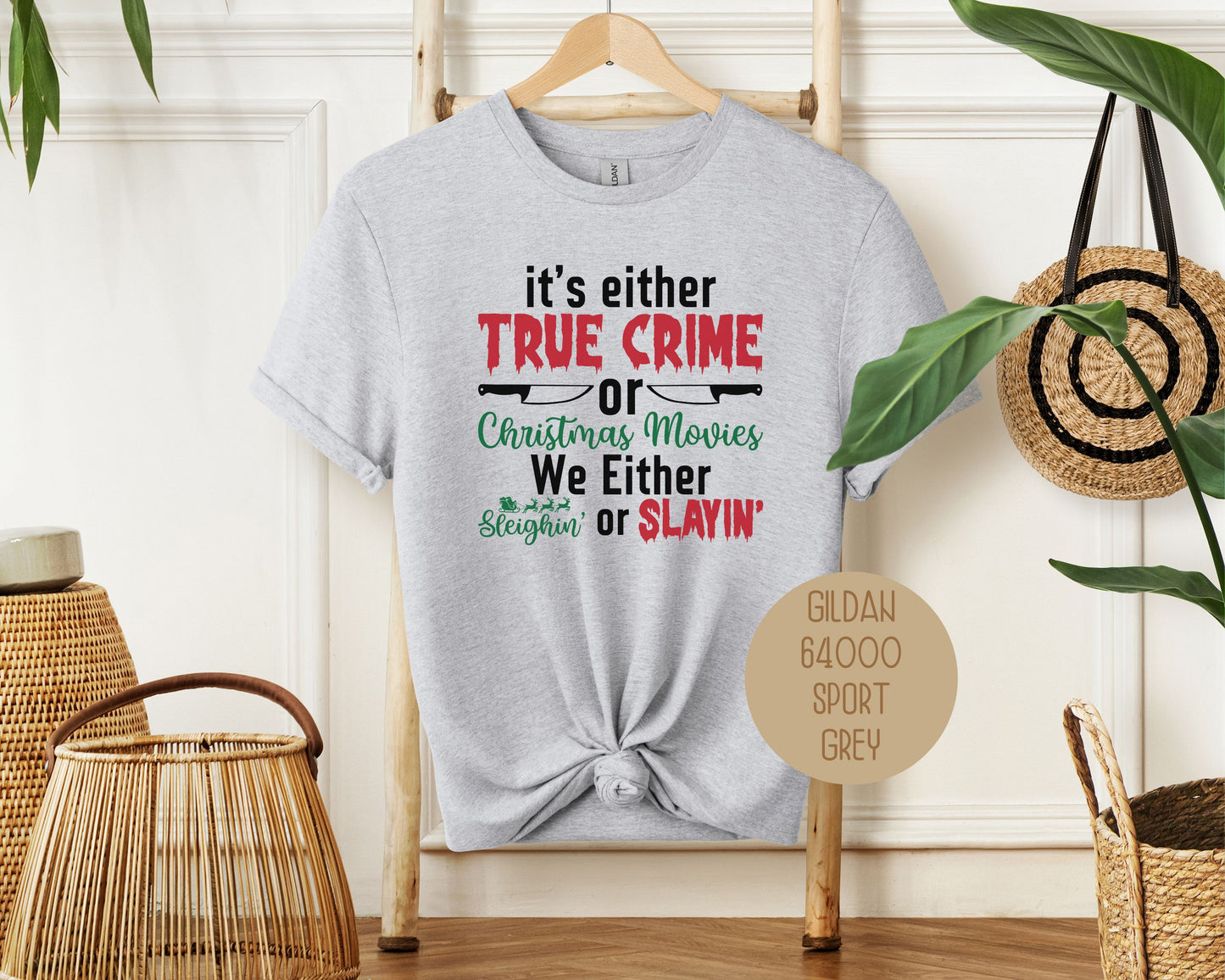 True Crime or Christmas Movies Shirt