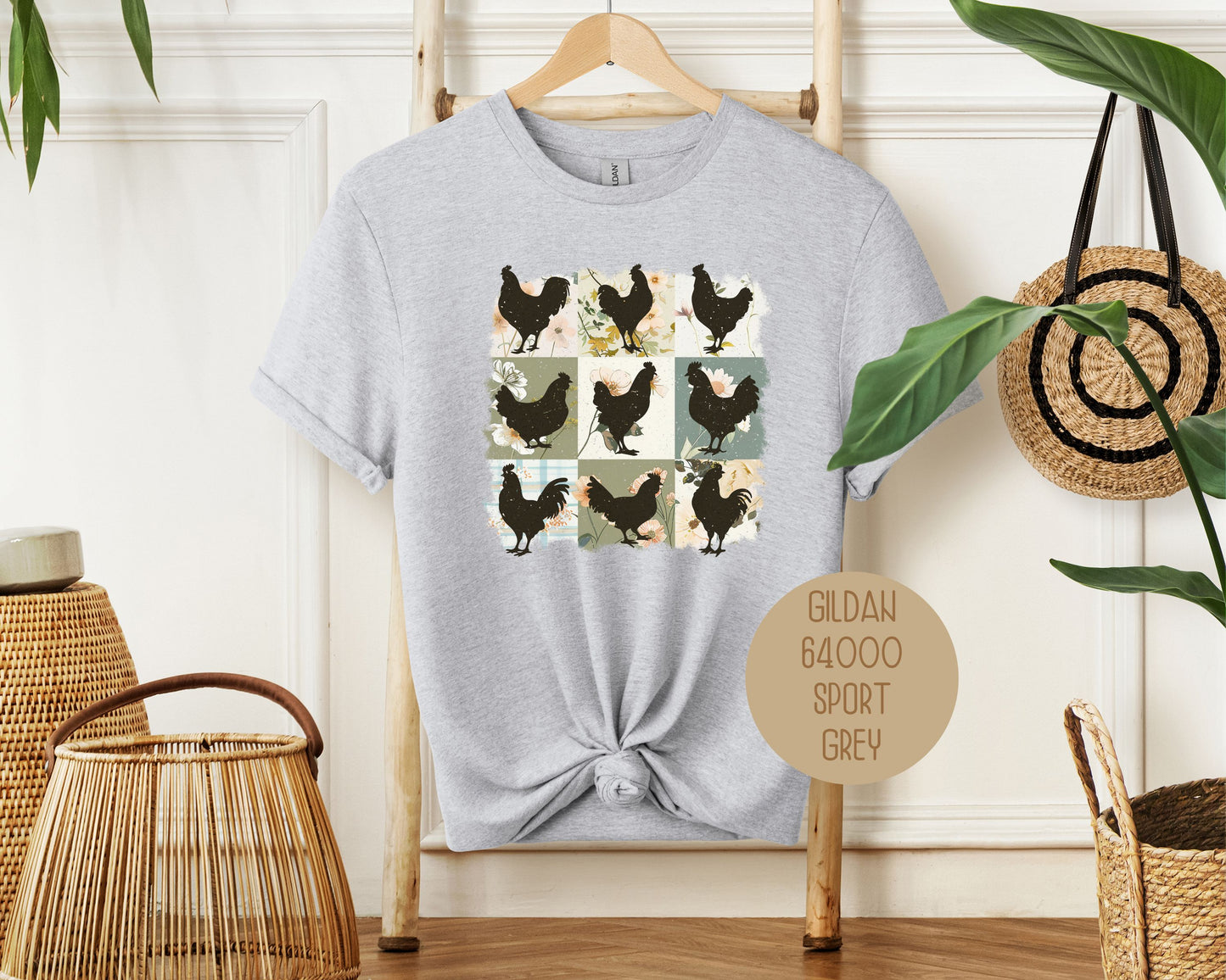 Cute Boho Chickens Shirt