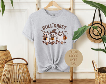 Bull Sheet Cute Ghost Cow Shirt