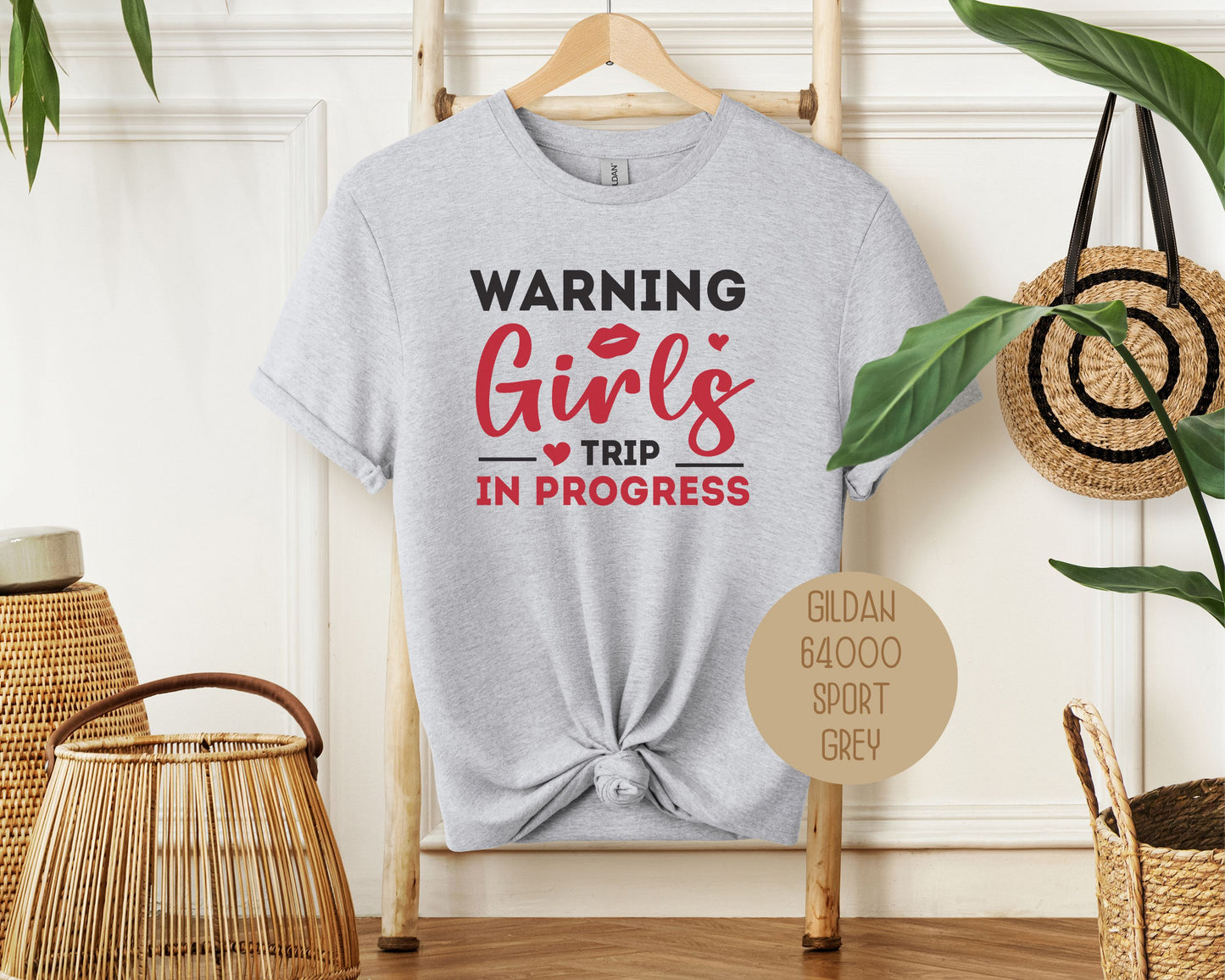 Warning Girls Trip in Progress Shirt