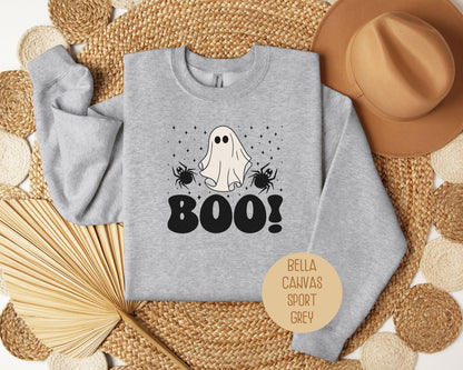 Ghost Boo Spiders Sweatshirt