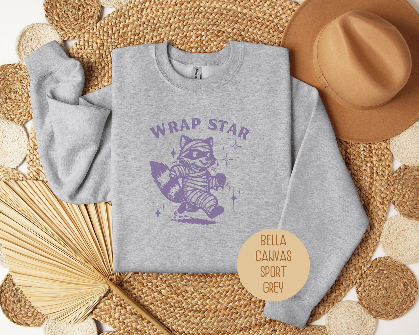 Wrap Star Mummy Raccoon Sweatshirt