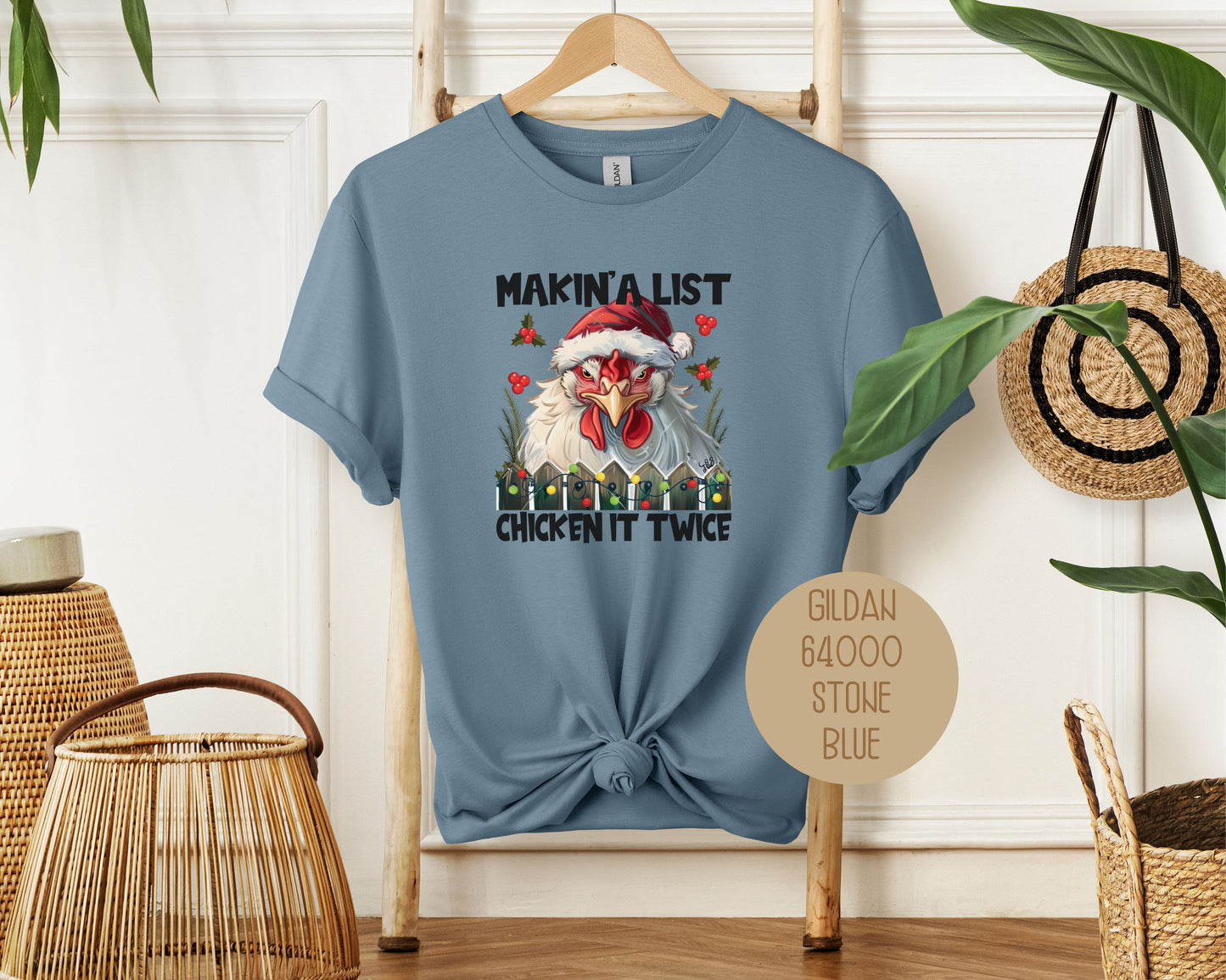 Making a List Chicken It Twice Shirt