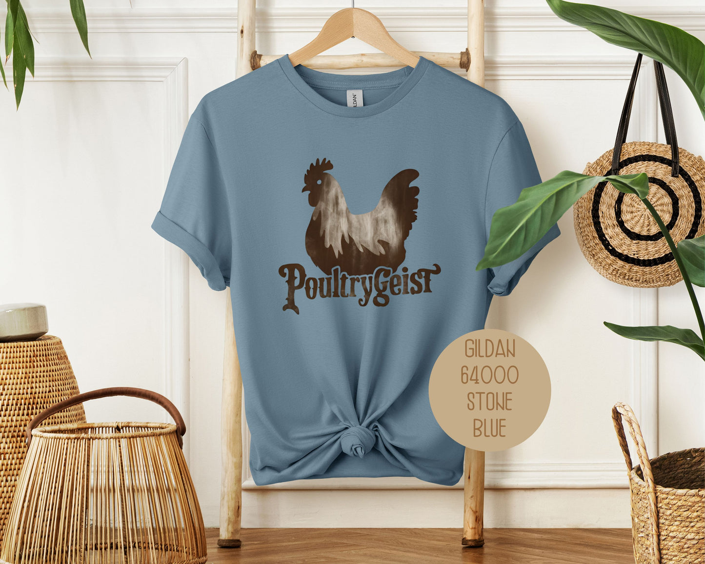 Poultrygeist Chicken Lover Retro Halloween Shirt