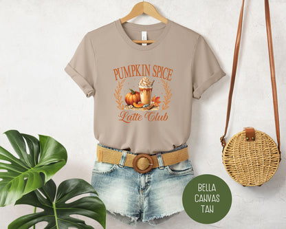 Pumpkin Spice Latte Club Shirt