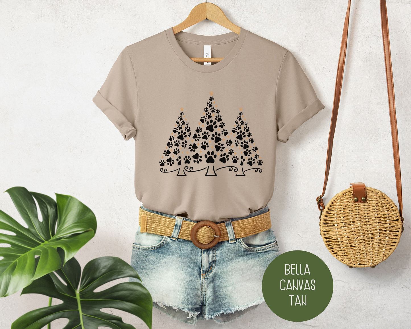 Christmas Paw Tree Shirt