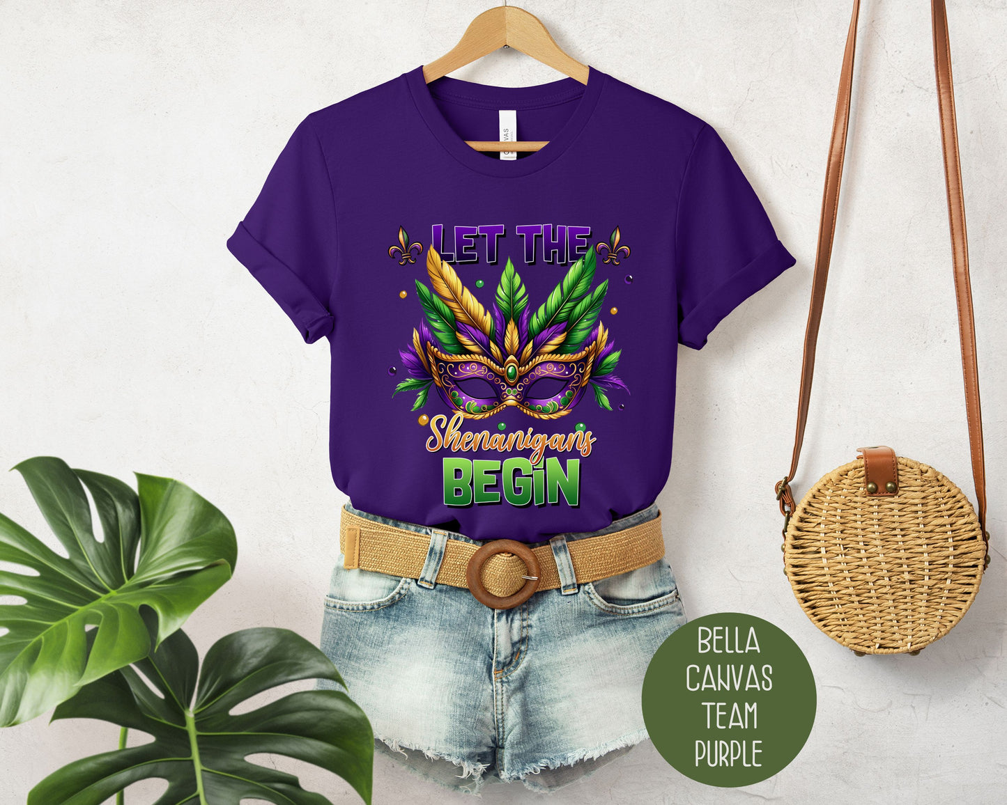 Let the Shenanigans Begin Mardi Gras Shirt