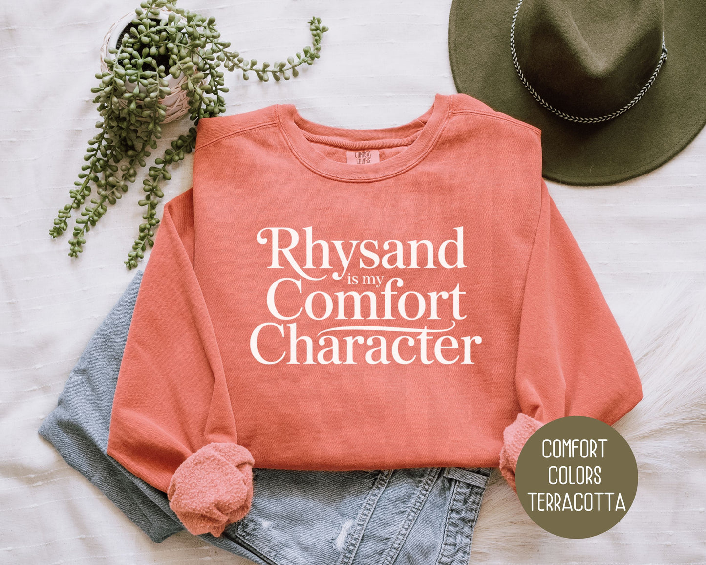 Rhysand is My Comfort Character Comfort Colors Sweatshirt