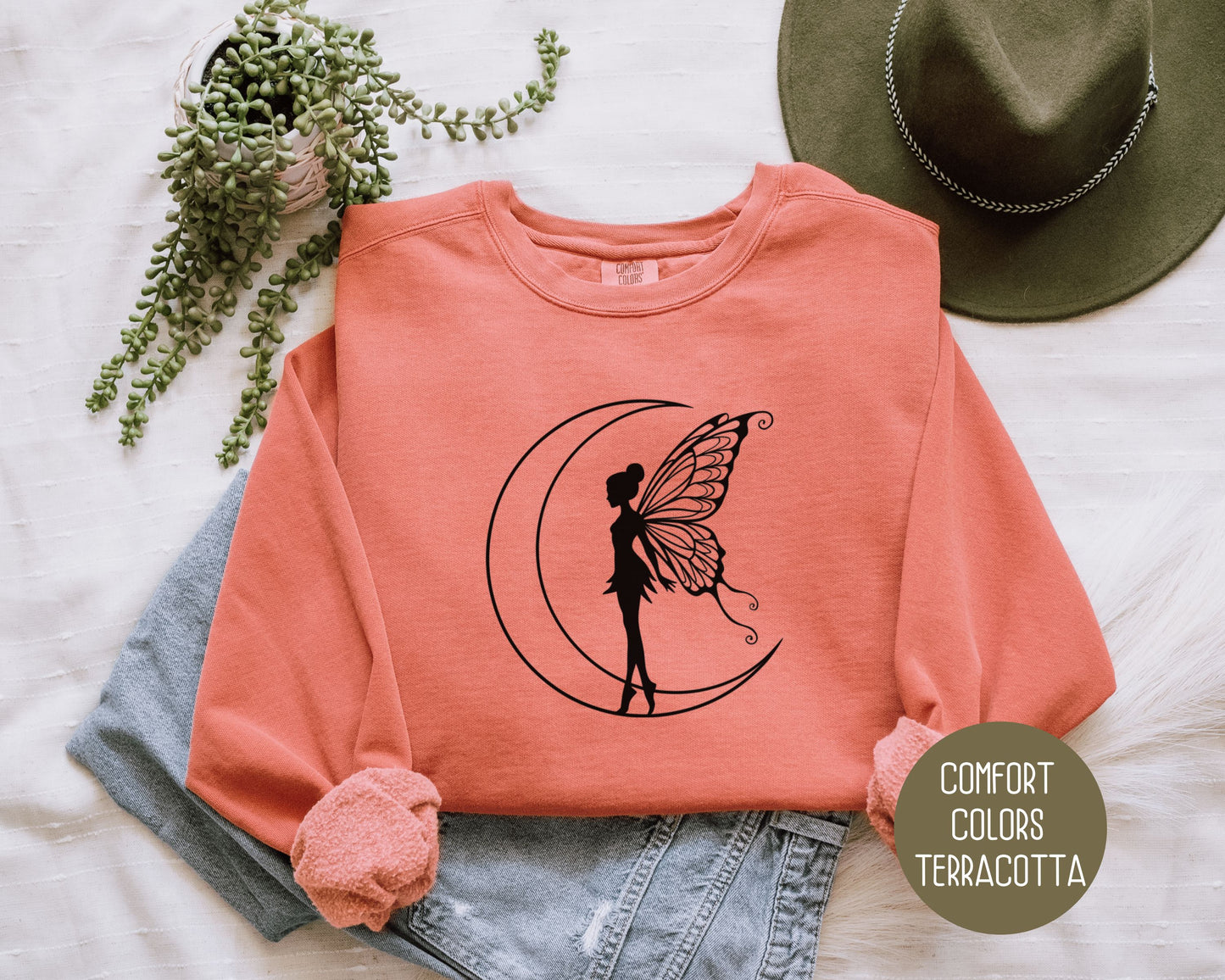 Celestial Fairy Comfort Colors Sweatshirt