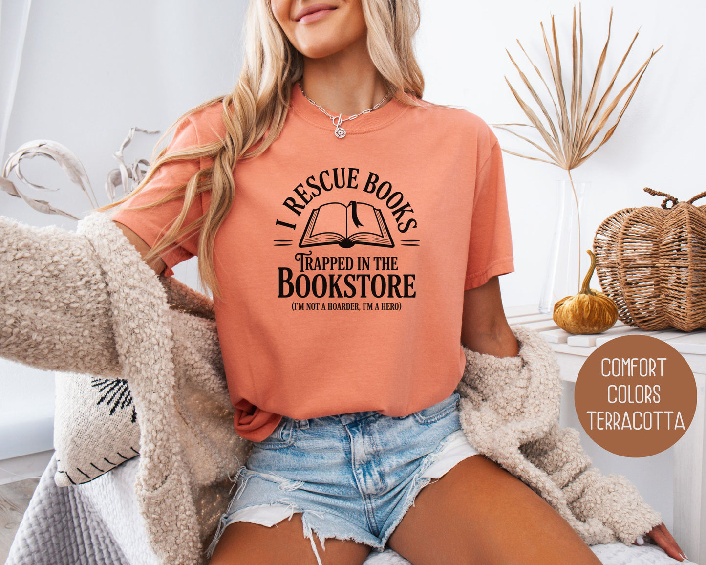 I Rescue Books from the Bookstore Comfort Colors Shirt