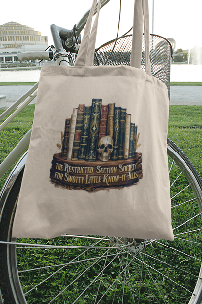 Restricted Section Society Canvas Tote Bag