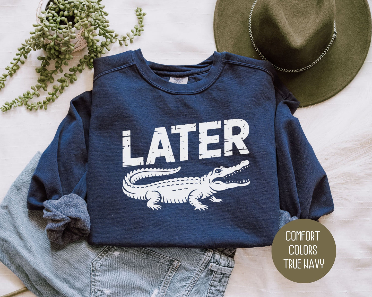 Lator Gator Comfort Colors Sweatshirt Sweatshirt  CreativeSpecialTs