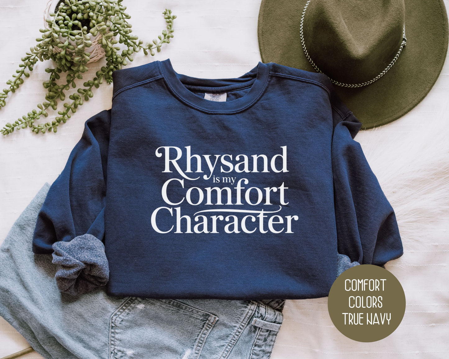 Rhysand is My Comfort Character Comfort Colors Sweatshirt
