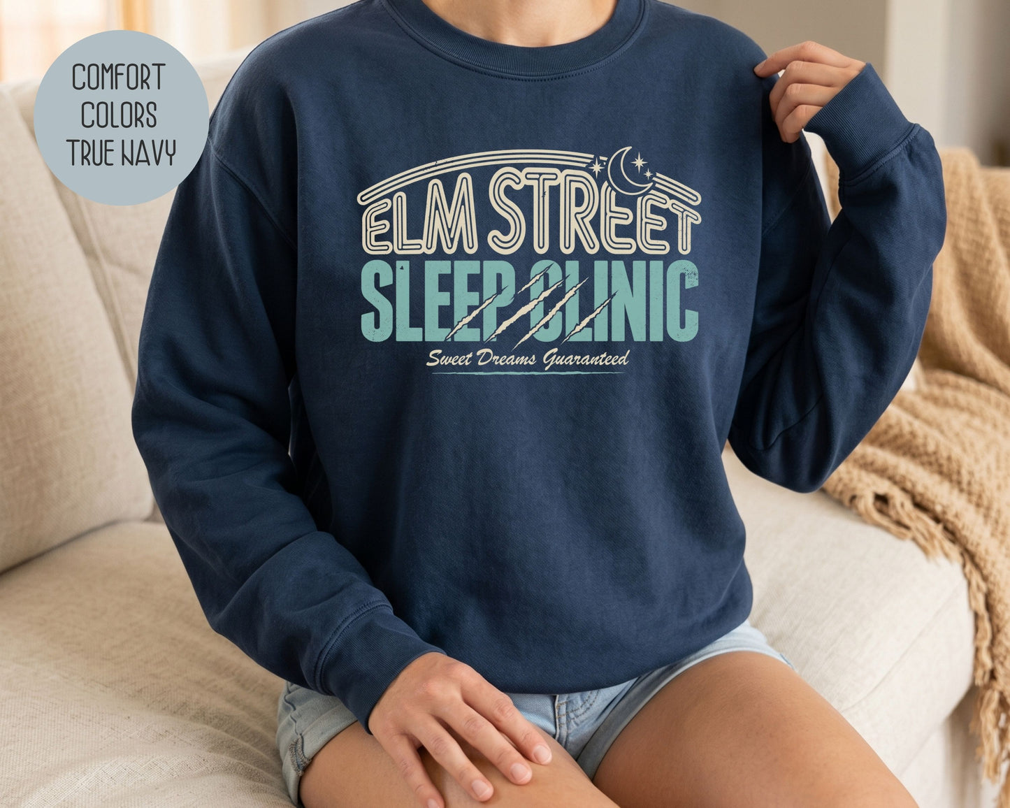 Elm Street Sleep Clinic Comfort Colors Sweatshirt Sweatshirt  CreativeSpecialTs