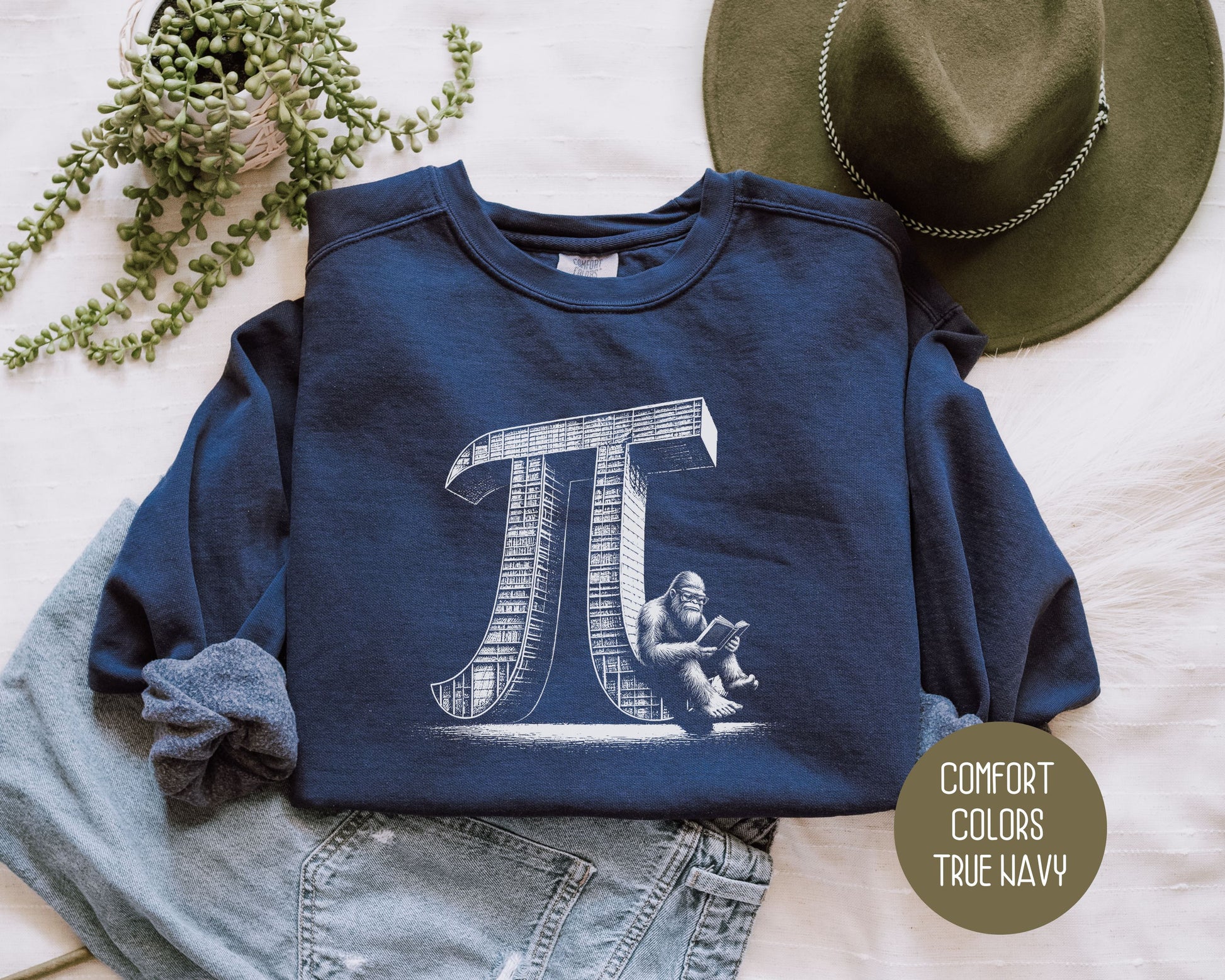 Pi Day Bigfoot Sweatshirt Sweatshirt  CreativeSpecialTs