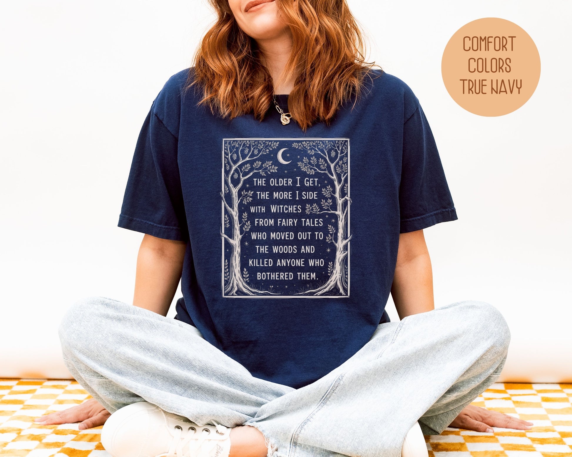 Side with Witches from Fairy Tales Comfort Colors Shirt T-Shirt  CreativeSpecialTs