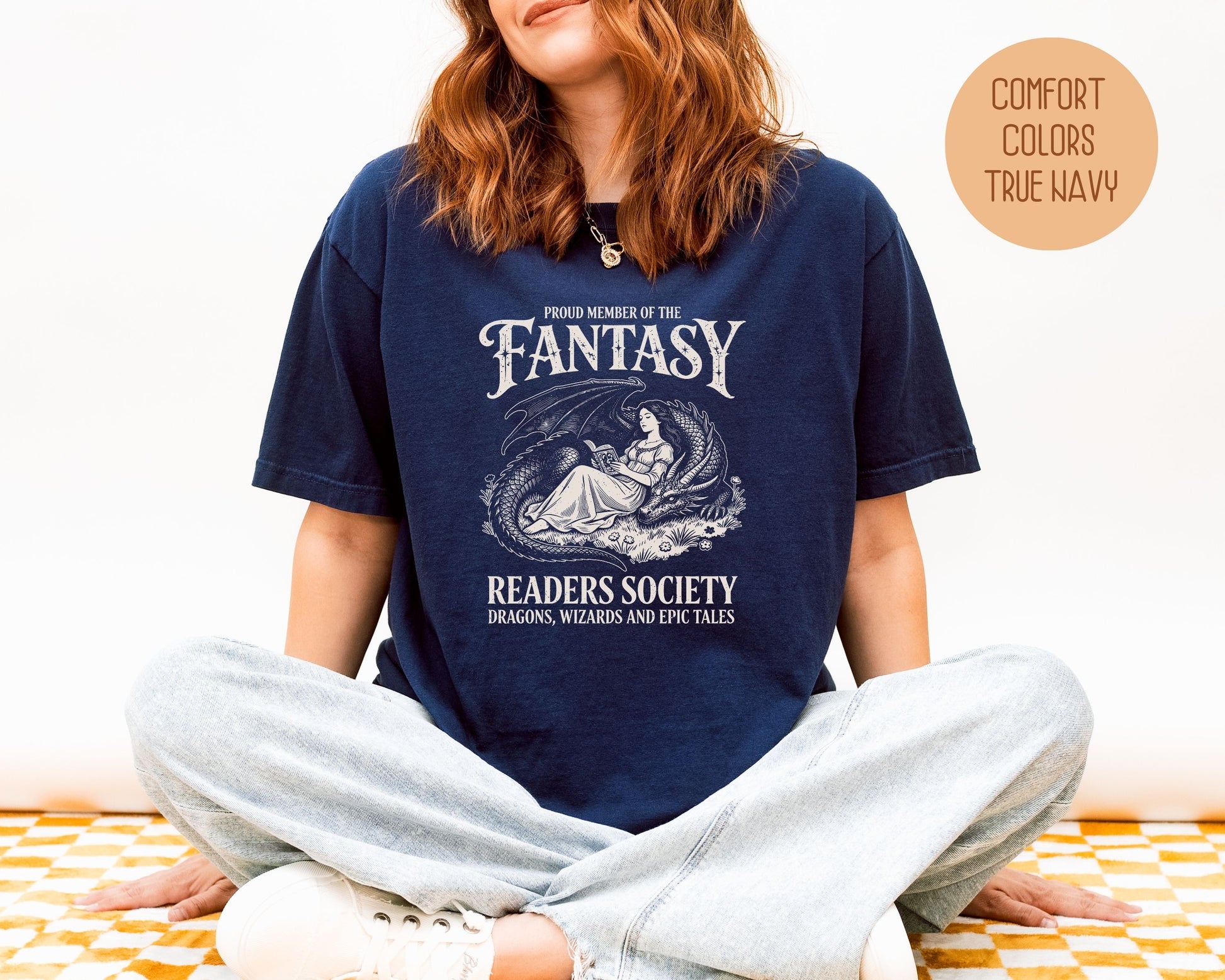 Proud Member of the Fantasy Readers Society Comfort Colors Shirt T-Shirt  CreativeSpecialTs