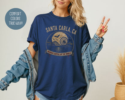 Santa Carla Murder Capital of the World Comfort Colors Shirt T-Shirt  CreativeSpecialTs