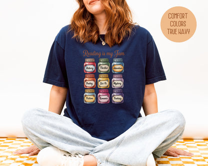 Reading is My Jam Comfort Colors Shirt