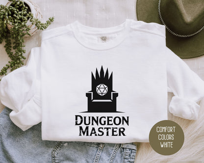 Dungeon Master Comfort Colors Sweatshirt Sweatshirt  CreativeSpecialTs