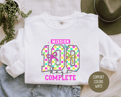 100 Days Of School Comfort Colors Sweatshirt