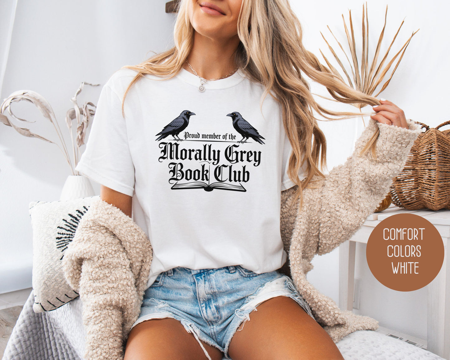 Morally Grey Book Club Comfort Colors Shirt