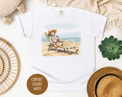 Skeleton Beach Life Comfort Colors Shirt