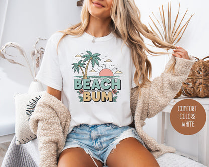 Beach Bum Comfort Colors Shirt T-Shirt  CreativeSpecialTs