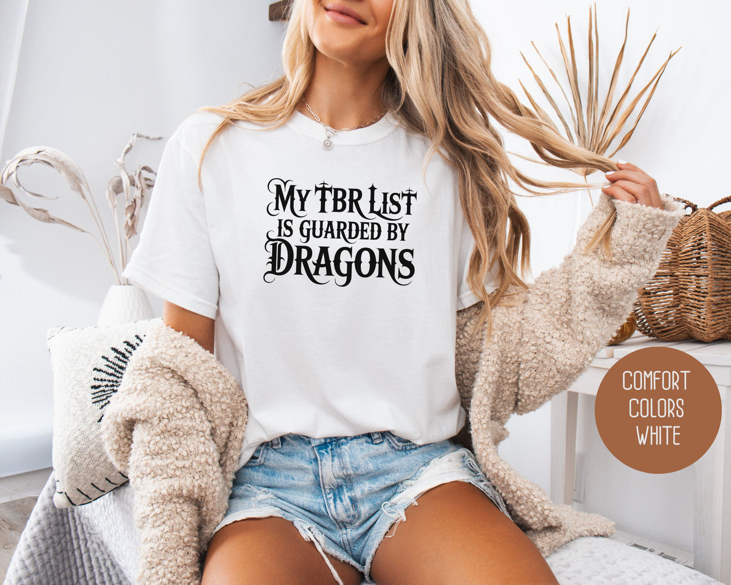 My TBR List is Guarded by Dragons Comfort Colors Shirt