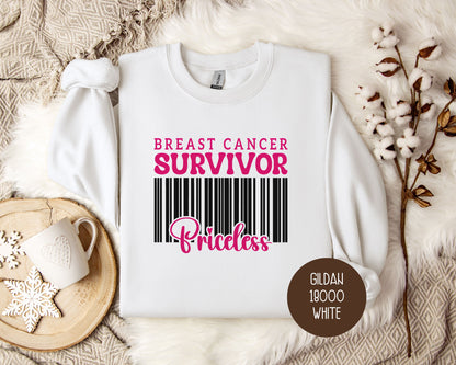 Breast Cancer Survivor Priceless Sweatshirt