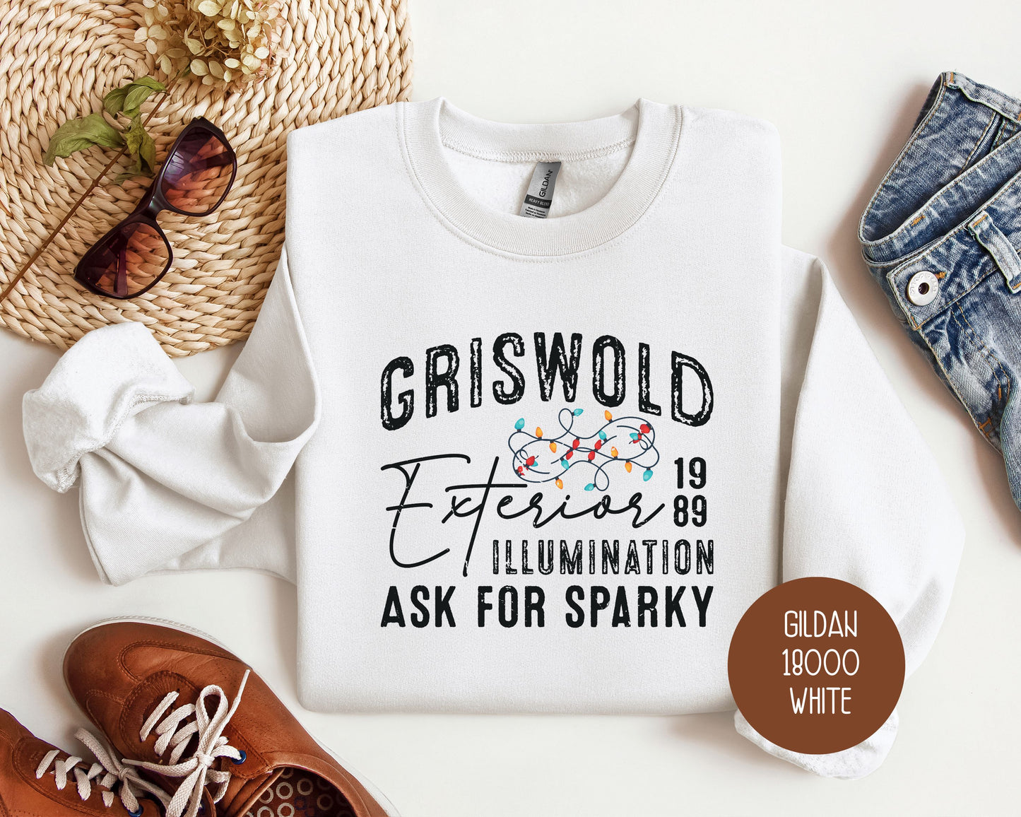 Griswold Exterior Illumination Ask For Sparky Sweatshirt
