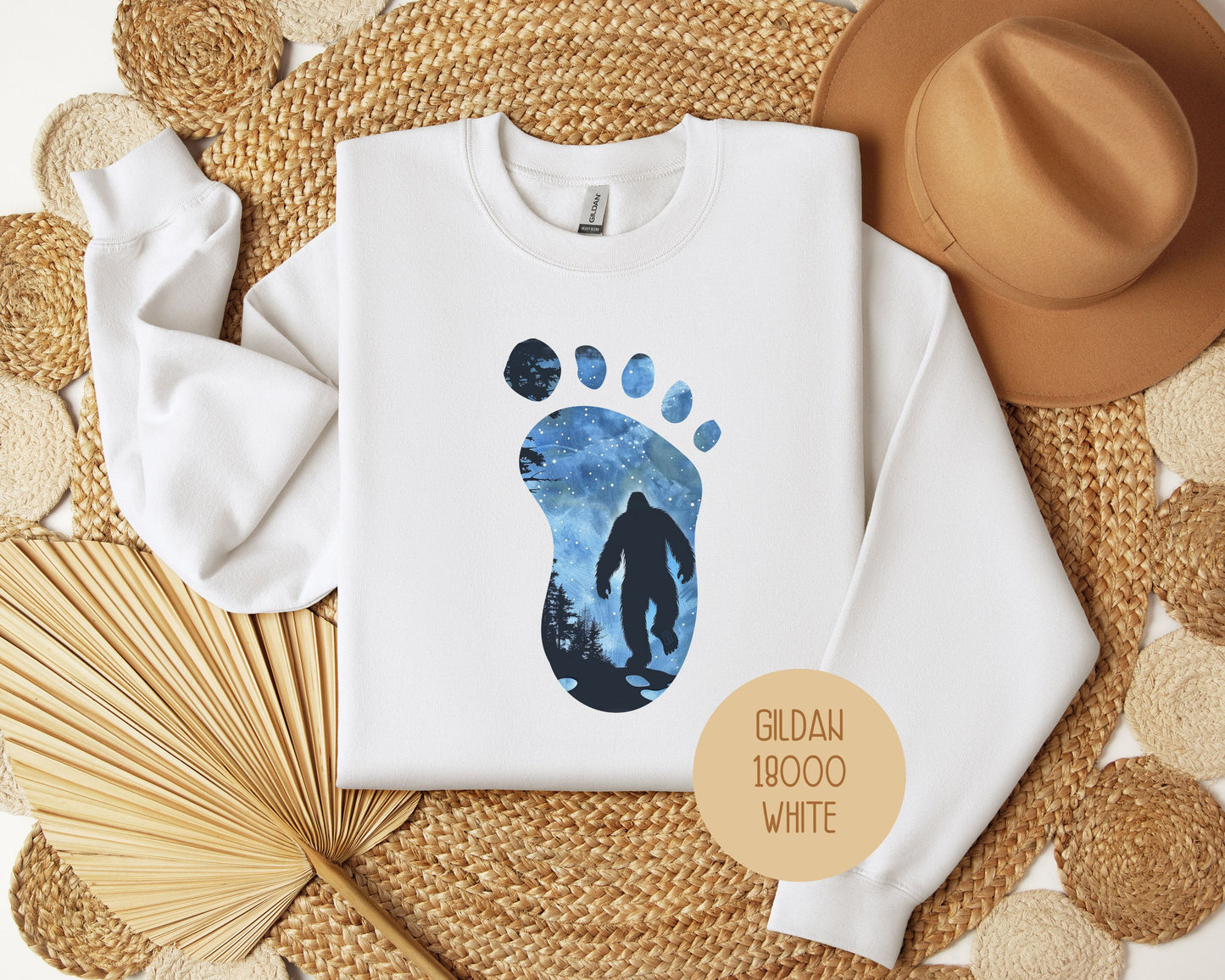 Bigfoot Footprint Sweatshirt