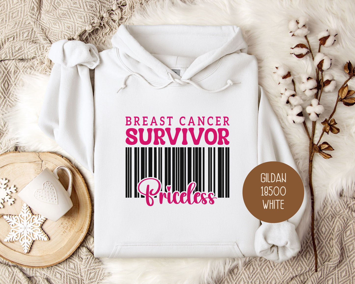 Breast Cancer Survivor Priceless Hoodie