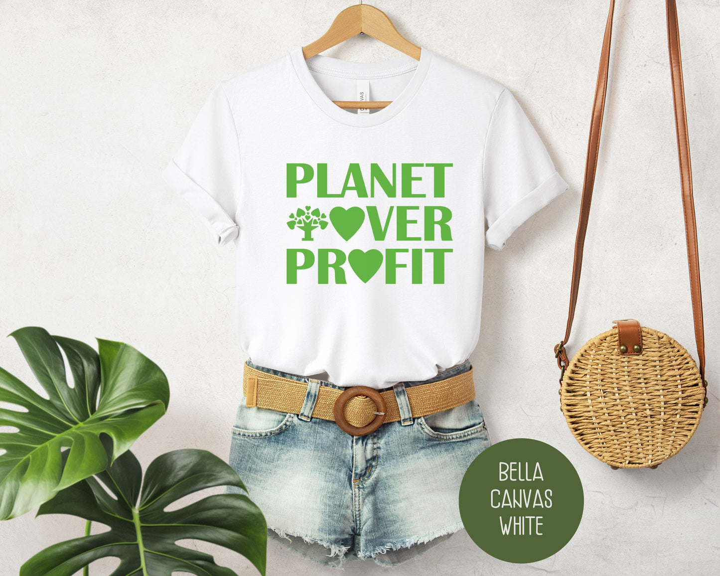 Planet Over Profit Environmental Earth Day Shirt