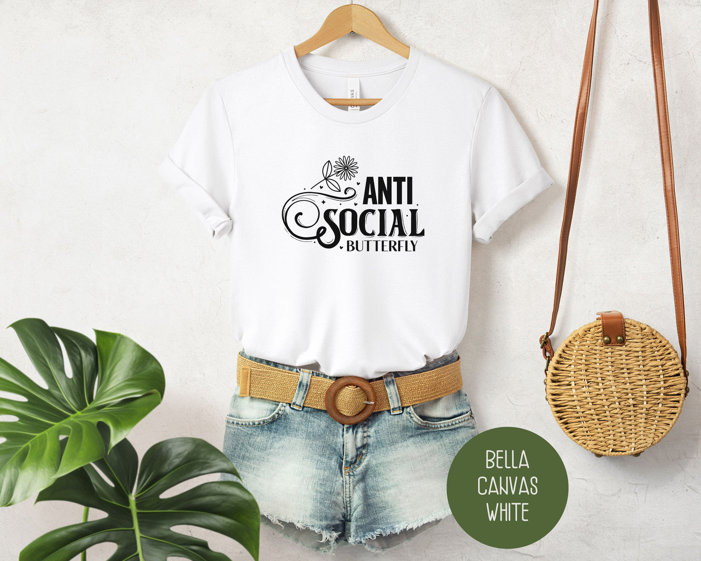 Anti Social Butterfly Social Anxiety Shirt